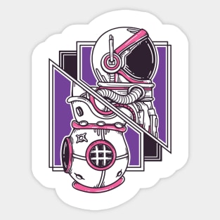 The Explorer Of The Unknown (Purple) Sticker